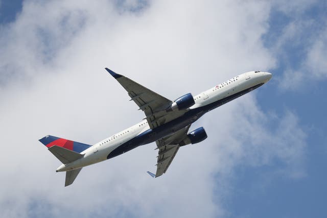 <p>File: A Boeing 757-2Q8 operated by Delta Airlines takes off from JFK Airport on 24 August 2019</p>