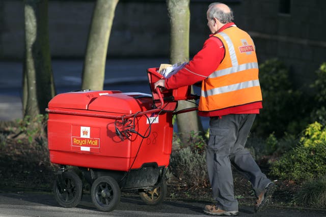 Royal Mail could be allowed to cut its letter deliveries to five days a week or three under options put forward by the industry watchdog (Steve Parsons/PA)