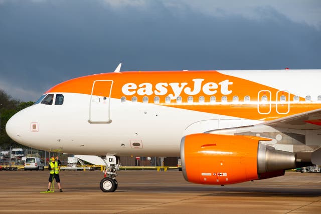 EasyJet said it reduced its losses in the final three months of 2023 despite suffering a £40 million hit from the Hamas-Israel conflict (David Parry/PA)