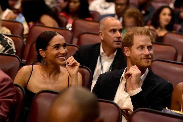 <p>Prince Harry and Meghan Markle have launched their new re-branded website using their royal titles</p>