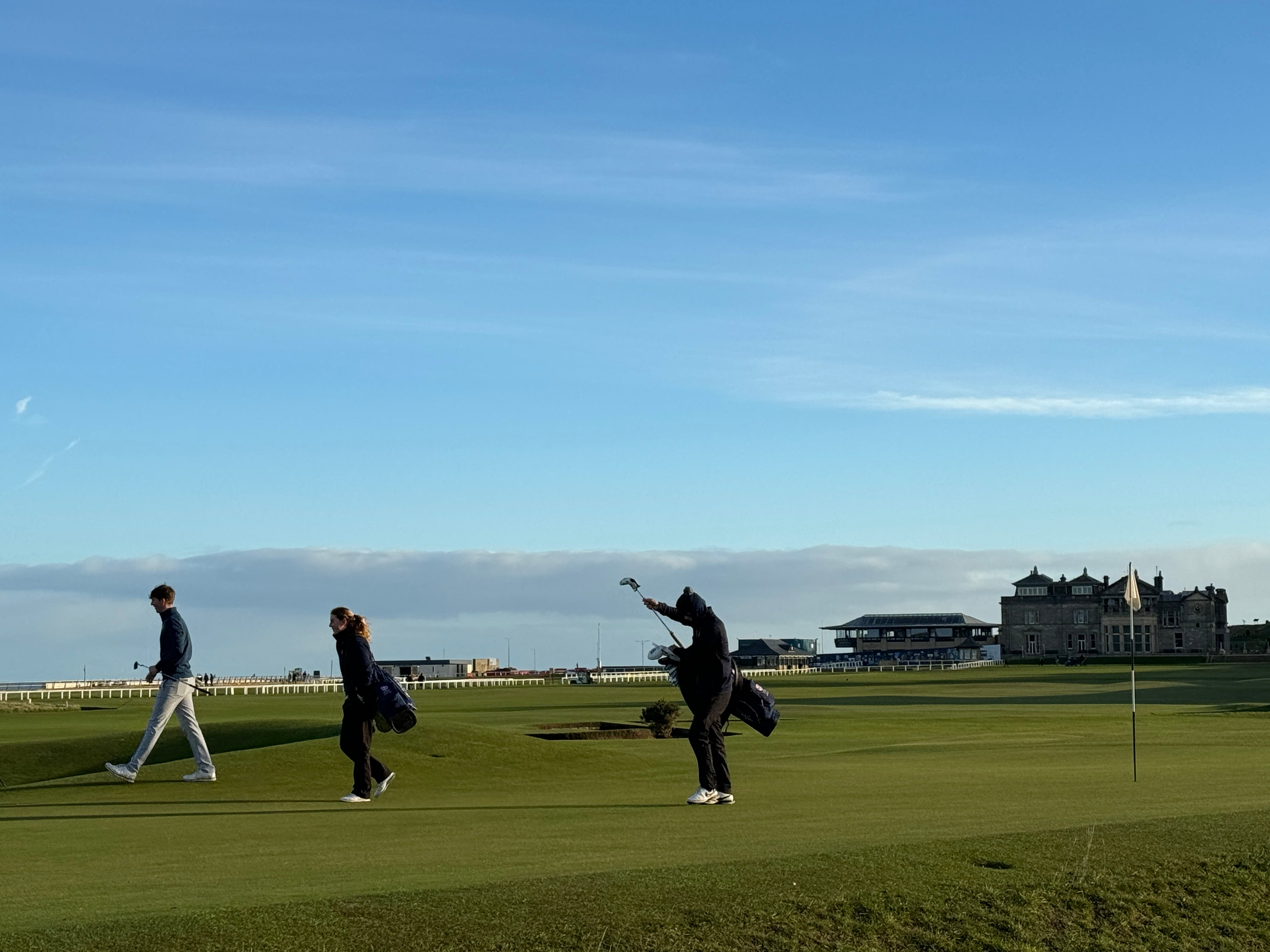 Where golf began: it’s hard to pass up the opportunity for a few holes on the Old Course
