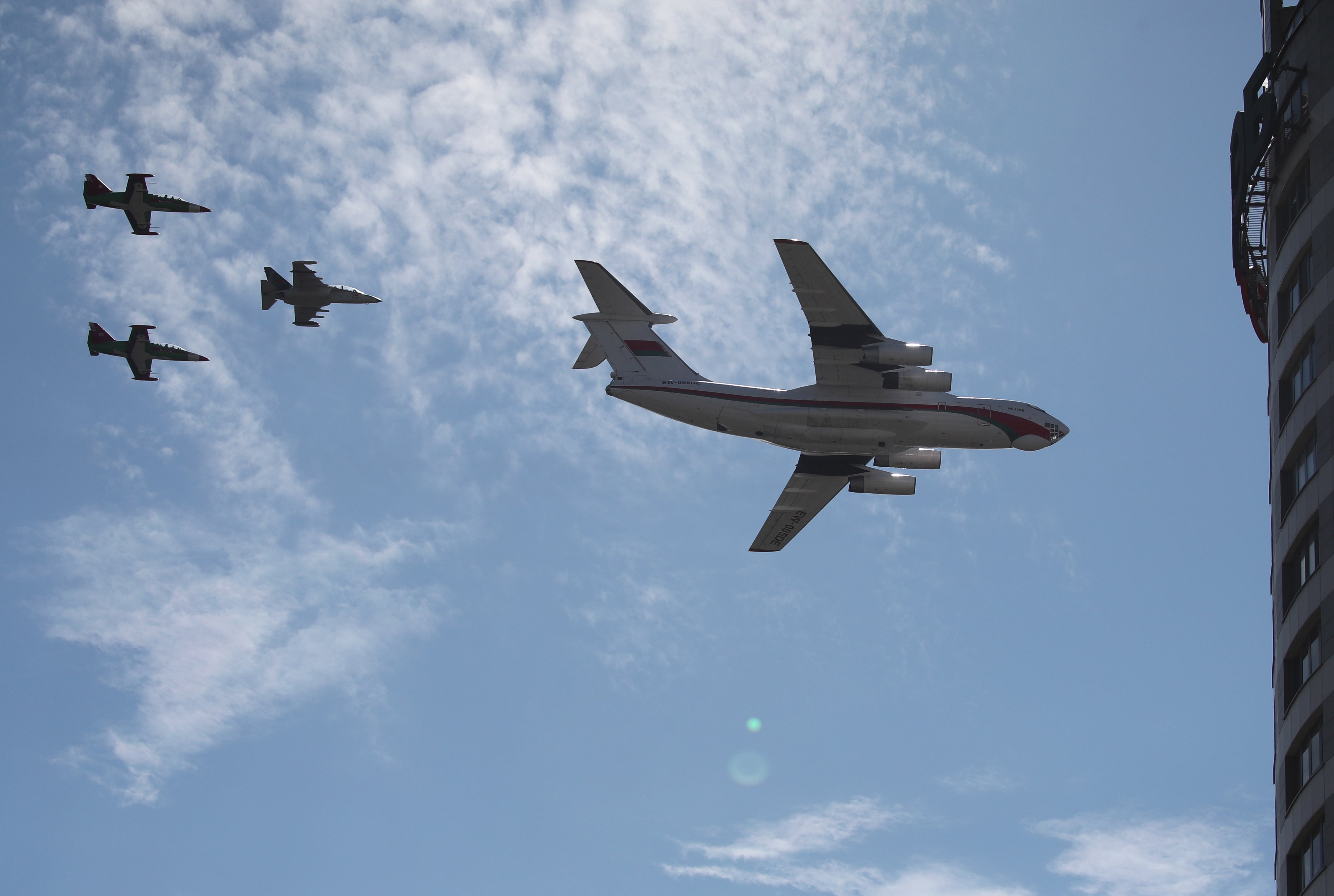 <p>File photo of a Ilyushin Il-76 military transport aircraft</p>