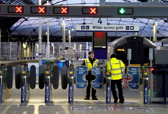 <p>Trains have been cancelled on lines across the UK (file image)</p>