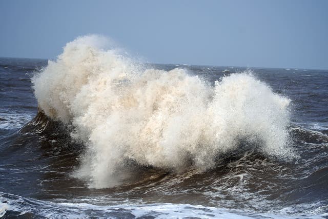 Storm Jocelyn has whipped up the seas around Britain (Peter Byrne/PA)