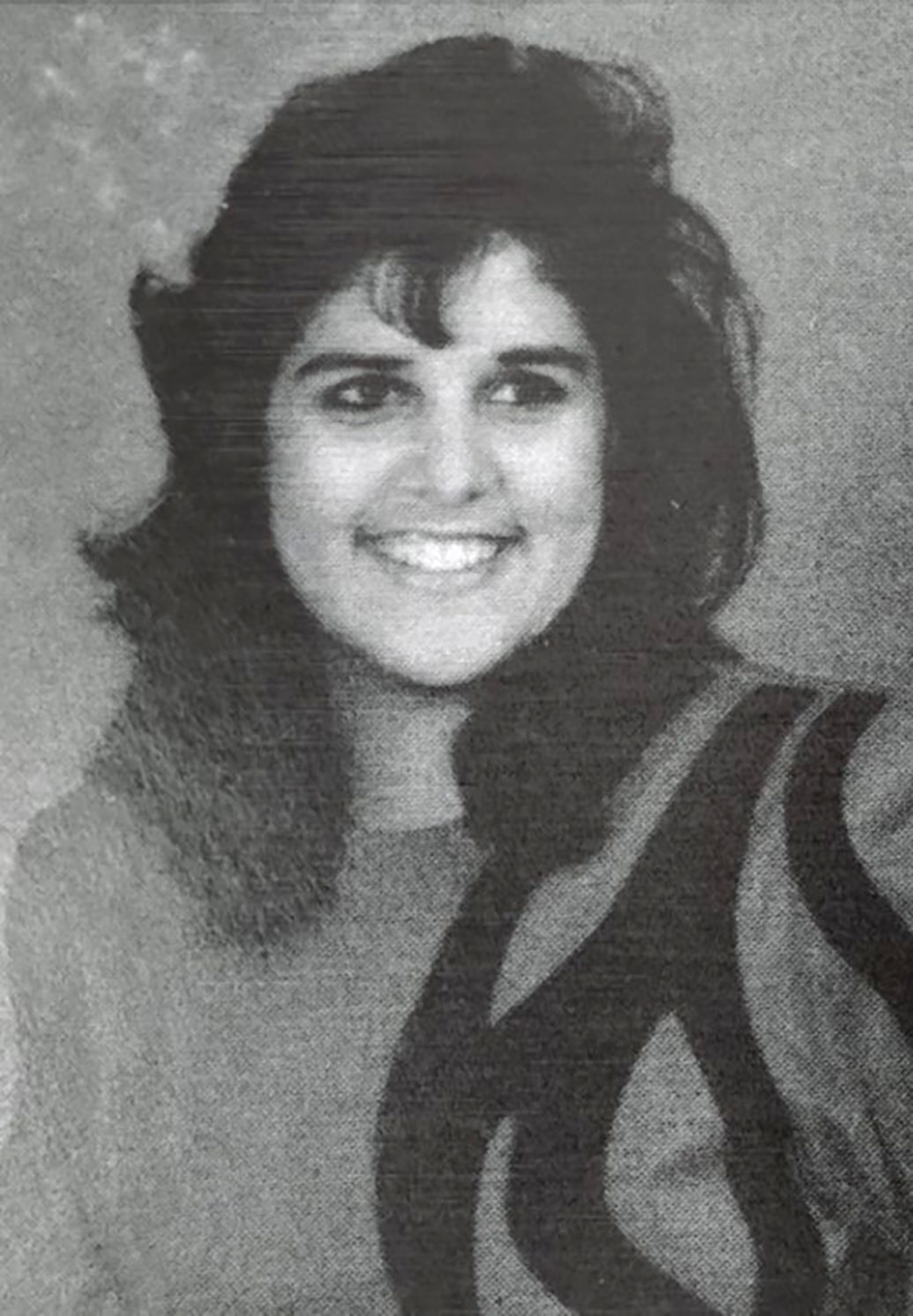 Haley's 1989 high school yearbook photo