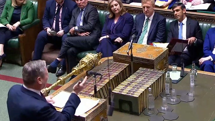 Starmer got the better of Sunak during a lively PMQs