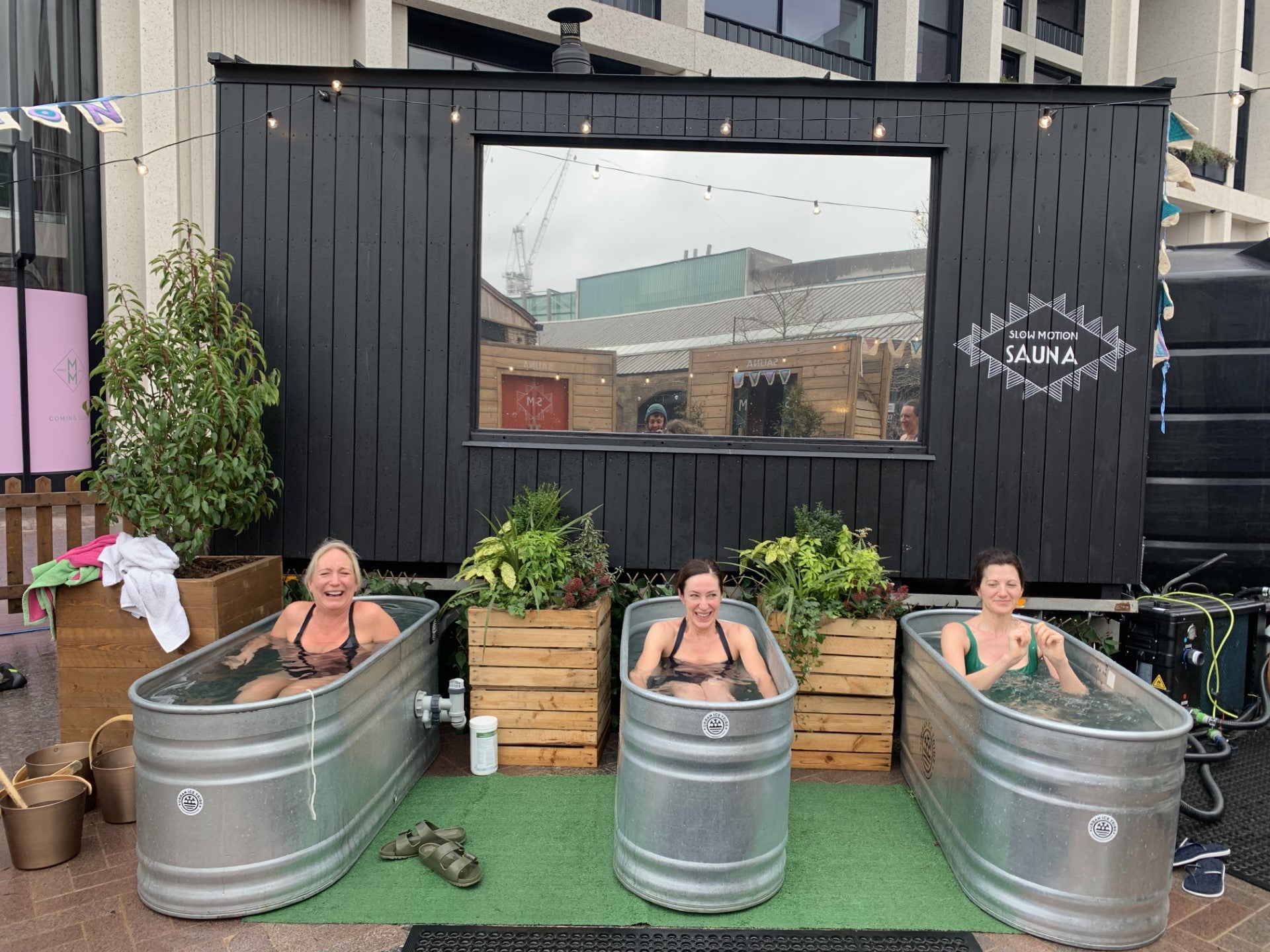 Laurel and her friends take the plunge after feeling the heat