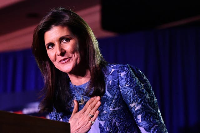 <p>Donald Trump has warned Nikki Haley that donors to her campaign will be ‘permanently banned from the MAGA camp’ </p>