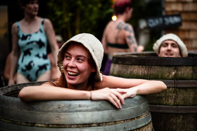 <p>Hackney Wick Community Sauna Baths have taken east London by storm </p>