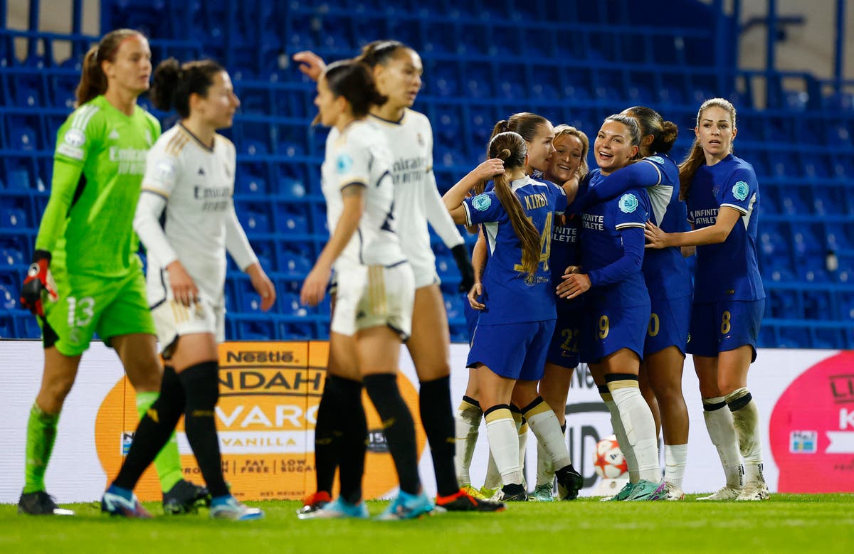 Chelsea beat Real Madrid to reach Women’s Champions League quarter-finals