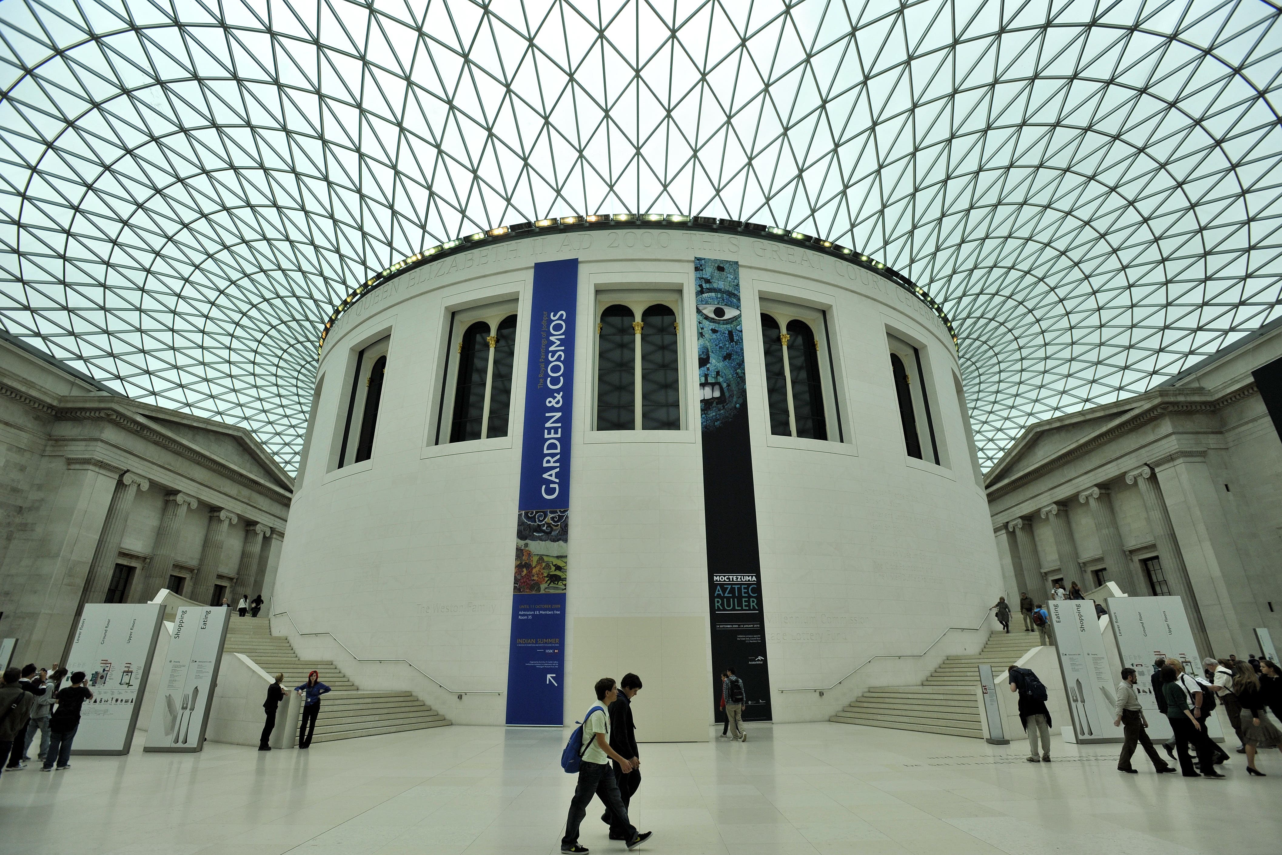 General view of the interior of the British Museum in Bloomsbury, London (Tim Ireland/PA)