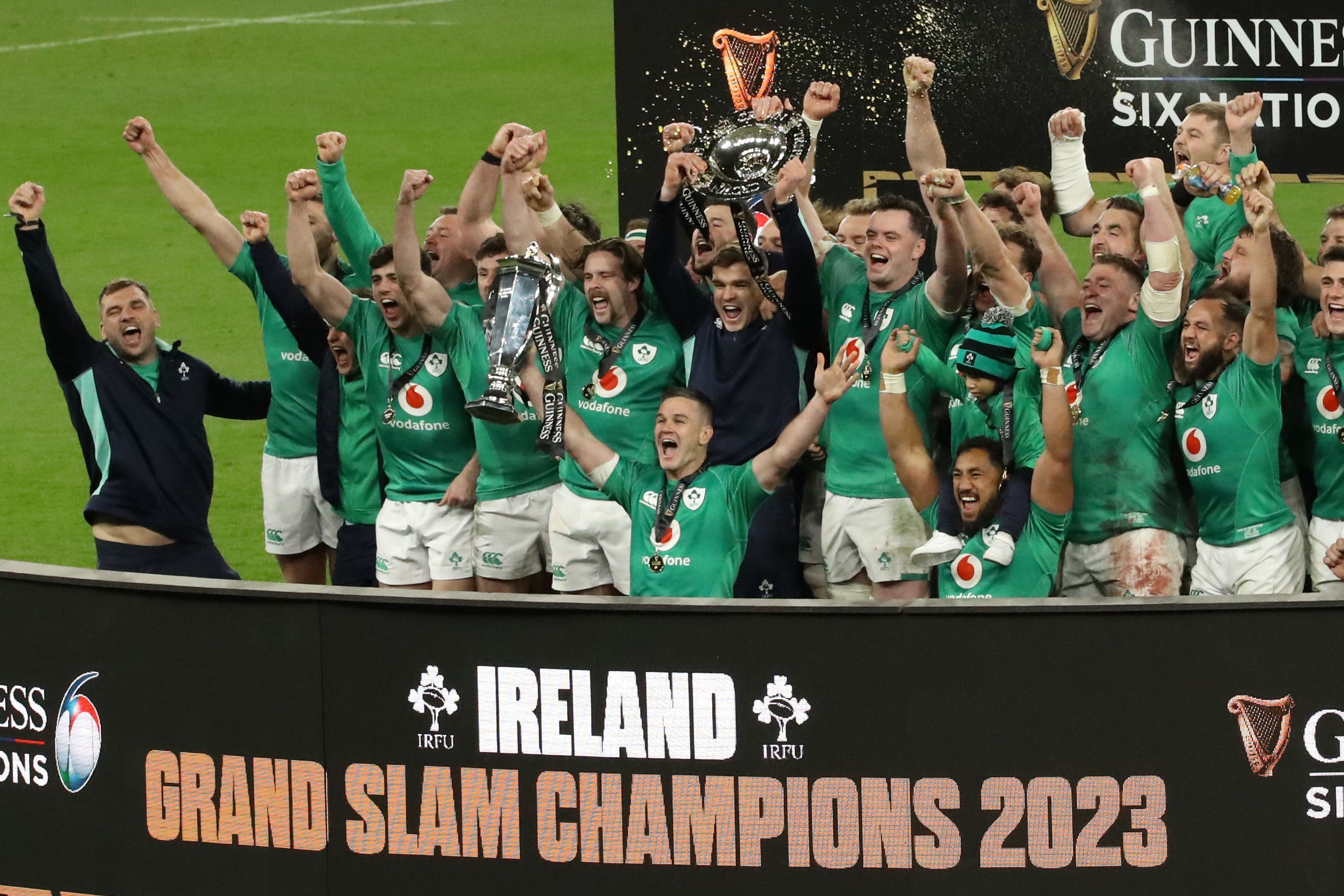 Ireland are the defending Six Nations champions (Donall Farmer/PA)