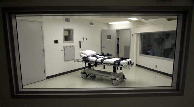 <p>Alabama's lethal injection chamber at Holman Correctional Facility</p>