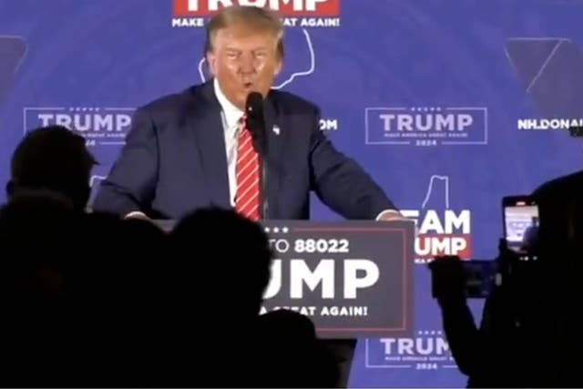 <p>Trump appears to slurs words while speaking about drug death penalty.</p>