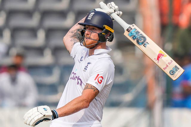 Ben Stokes steered England to a competitive total (AP Photo/Mahesh Kumar A.)