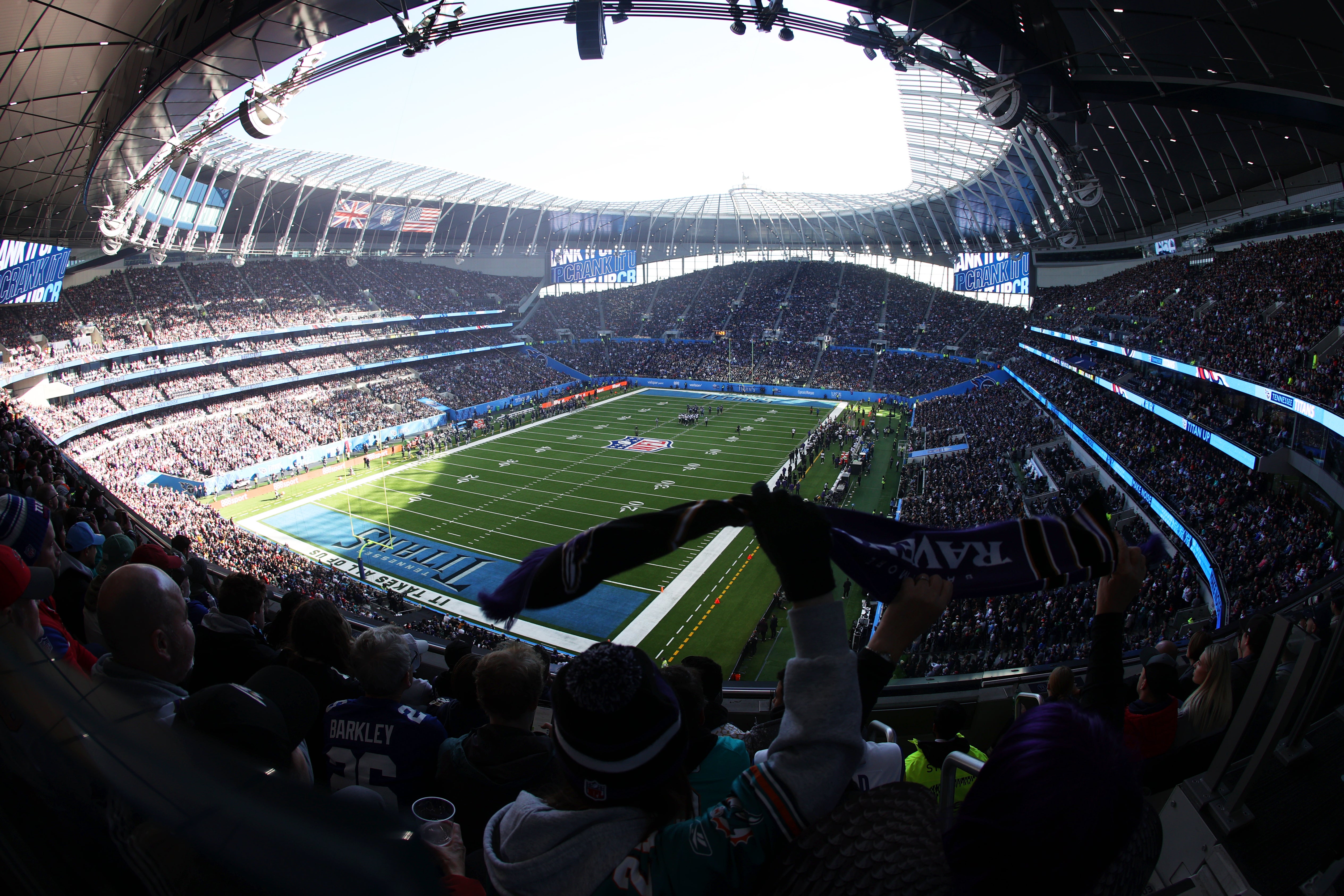 The NFL hosts games at the Tottenham Hotspur Stadium annually