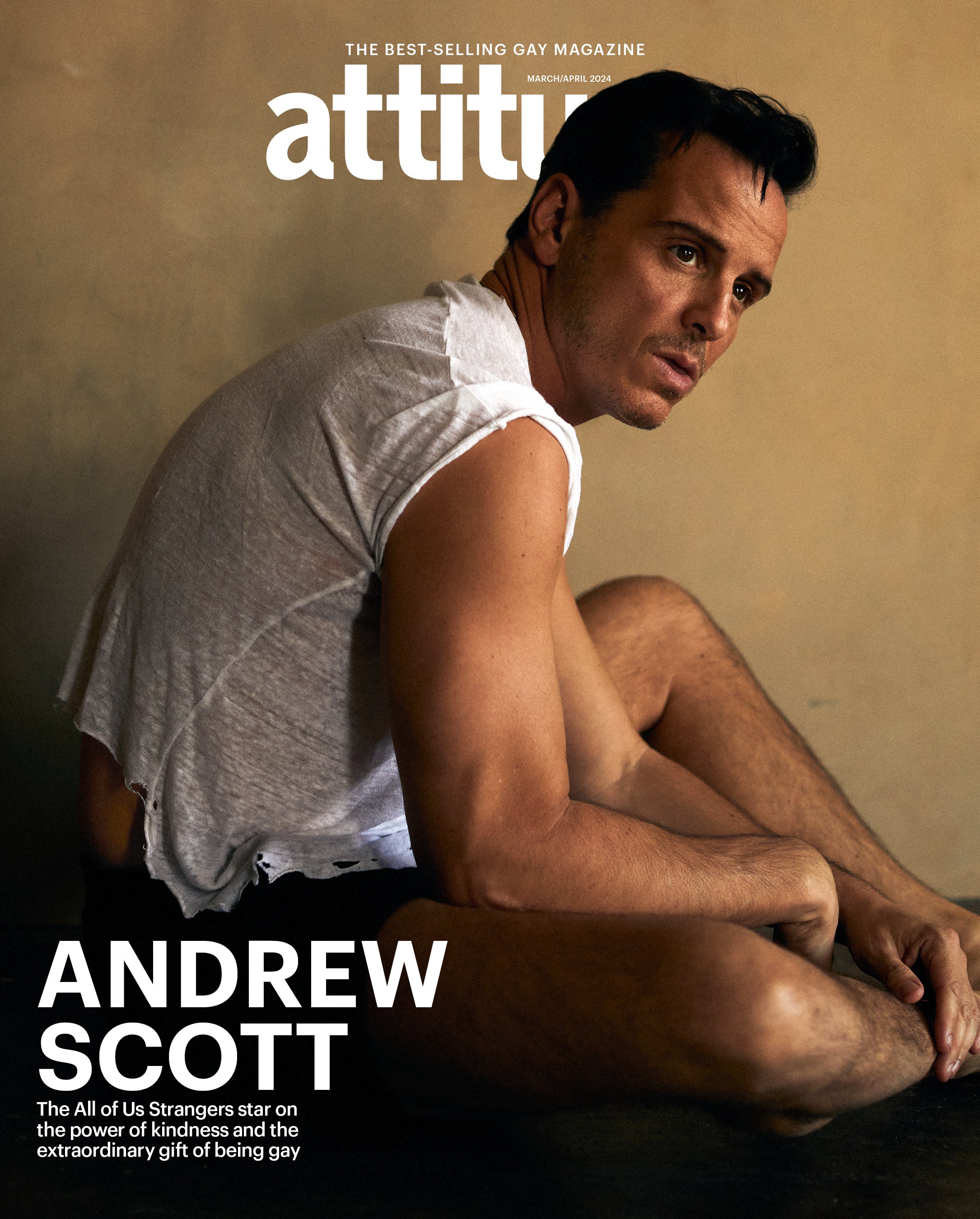 Andrew Scott on the cover of Attitude magazine