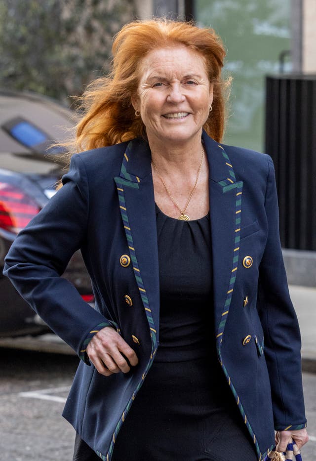 First picture of Sarah Ferguson after cancer diagnosis as she gives