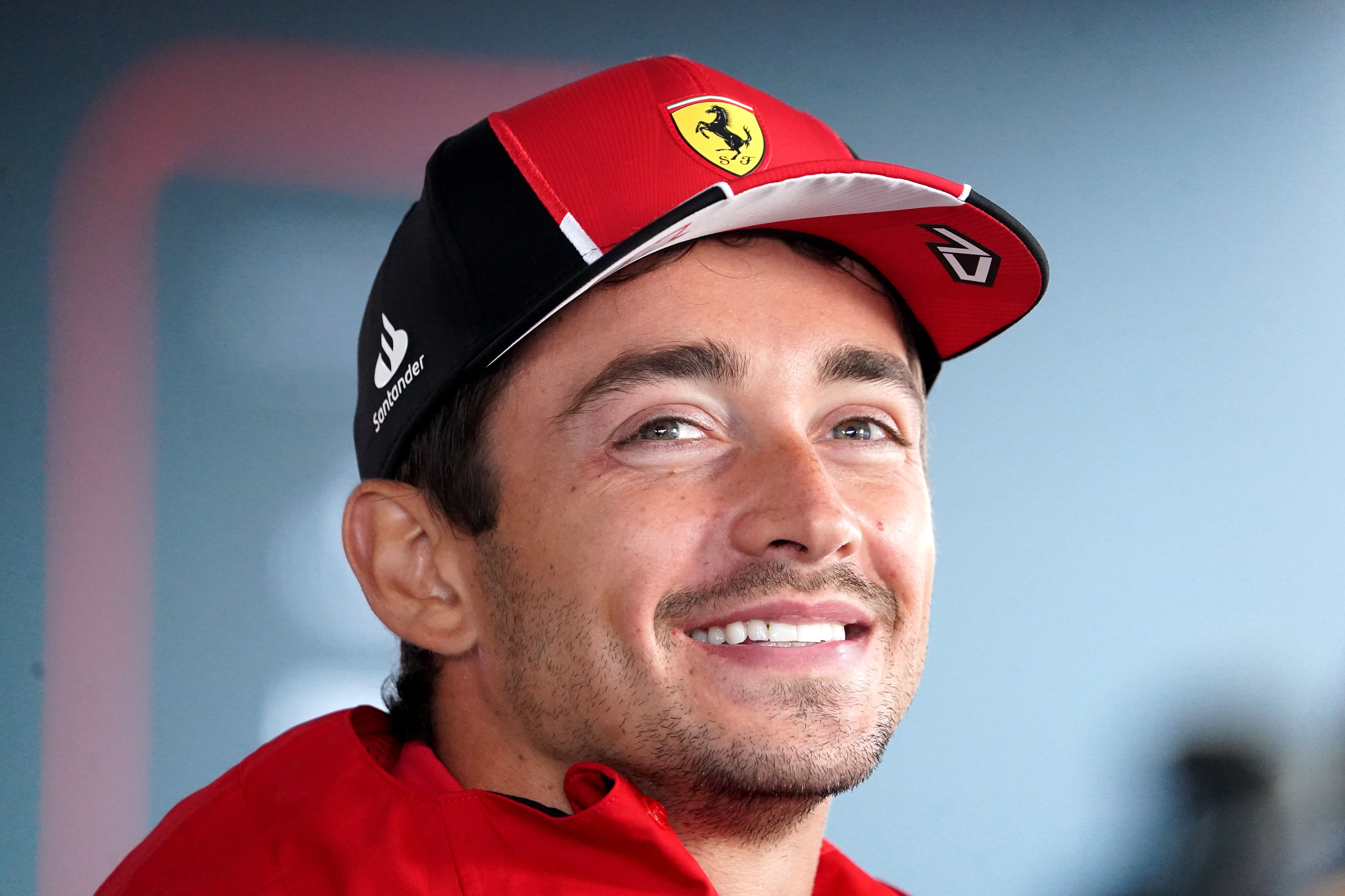 Charles Leclerc has signed a new deal with Ferrari (Tim Goode/PA)