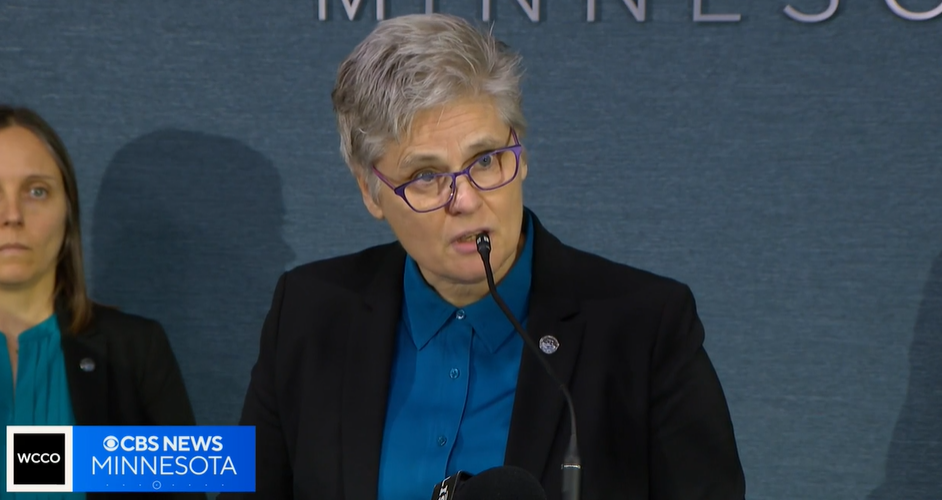 <p>Hennepin County attorney Mary Moriarty announced the charges </p>