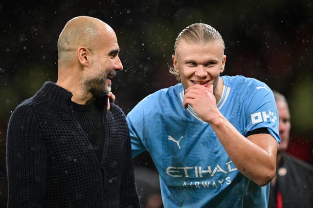 <p>Erling Haaland looks set to return to the Manchester City side </p>