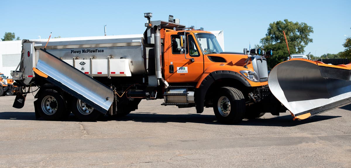 In wintry Minnesota, there's a belief that every snowplow deserves a name