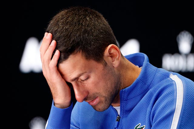 <p>Djokovic said he was ‘outplayed’ in the Australian Open semi-finals </p>