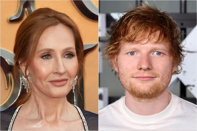 <p>Author JK Rowling and Ed Sheeran are among the 100 people in the UK who have paid more than £10m in tax </p>