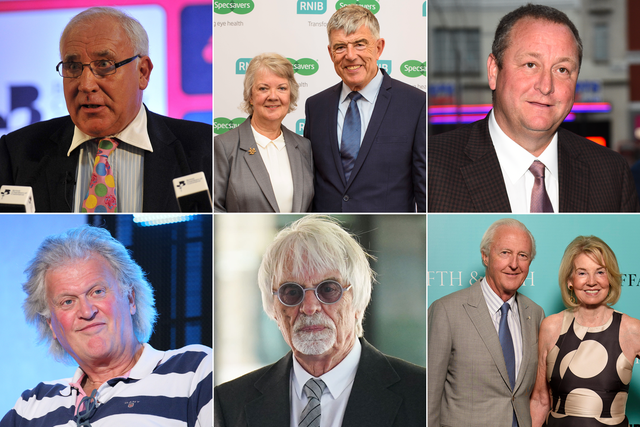 <p><em>The Sunday Times  </em>tax list broke down how much tax the top 100 contributors paid to the treasury in the last 12 months</p>