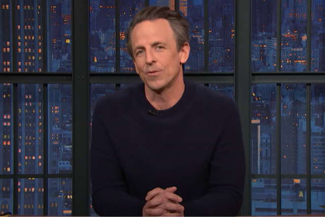 <p>Seth Meyers listed the times that Trump loyalists have found themselves humiliated </p>