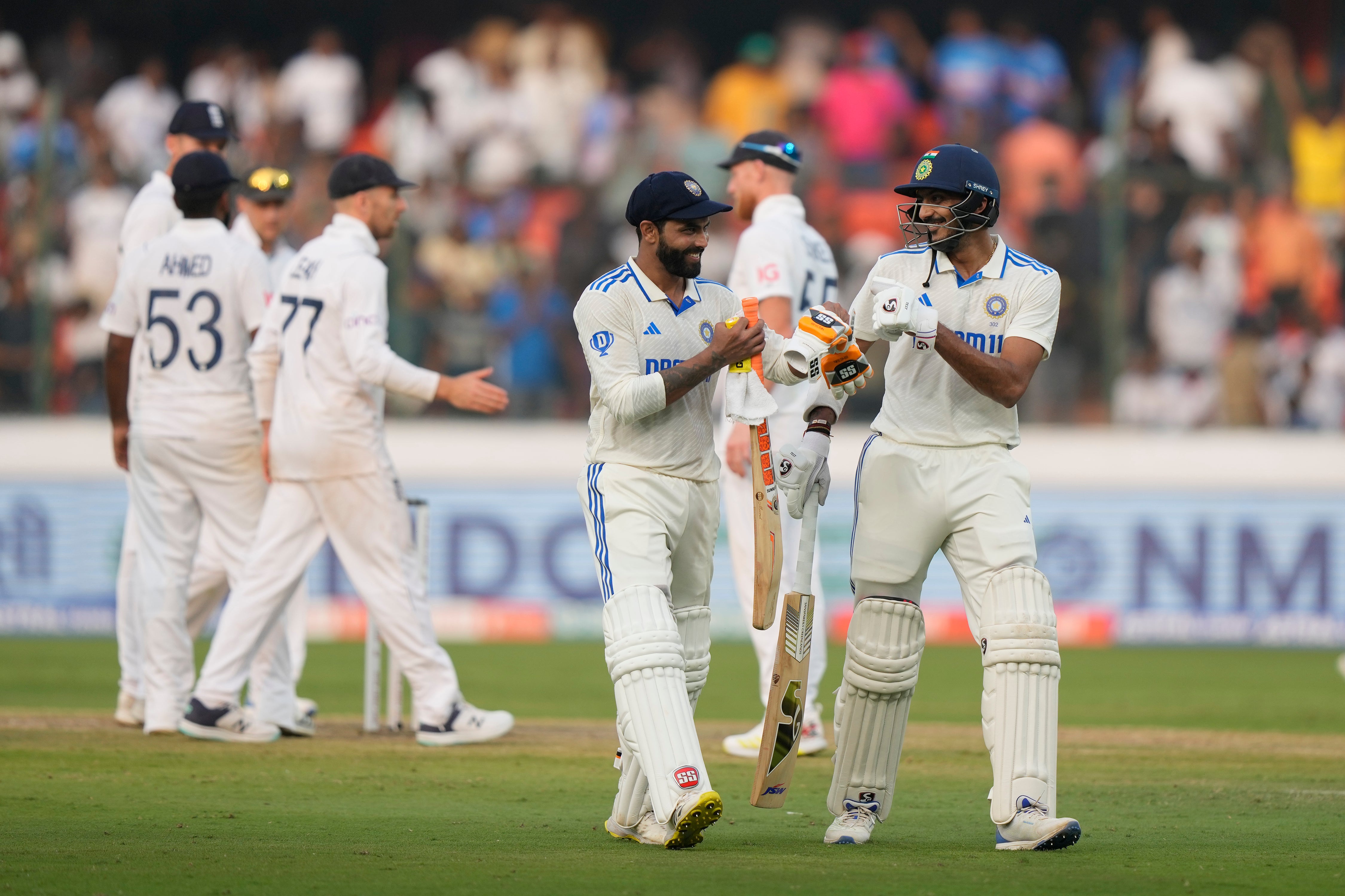 India finished the day in control of the first Test
