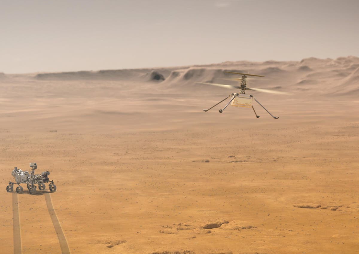 Nasa’s Mars helicopter Ingenuity is dead, space agency says