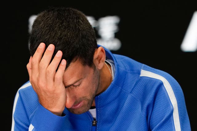 Novak Djokovic suffered a rare defeat at the Australian Open (Louise Delmotte/AP)