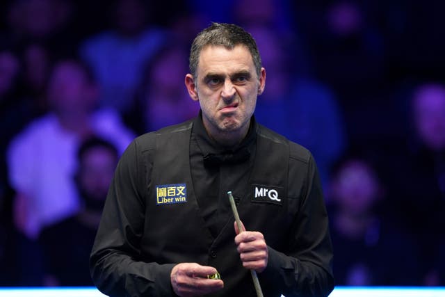 Ronnie O’Sullivan has withdrawn from next week’s German Masters (Bradley Collyer/PA)