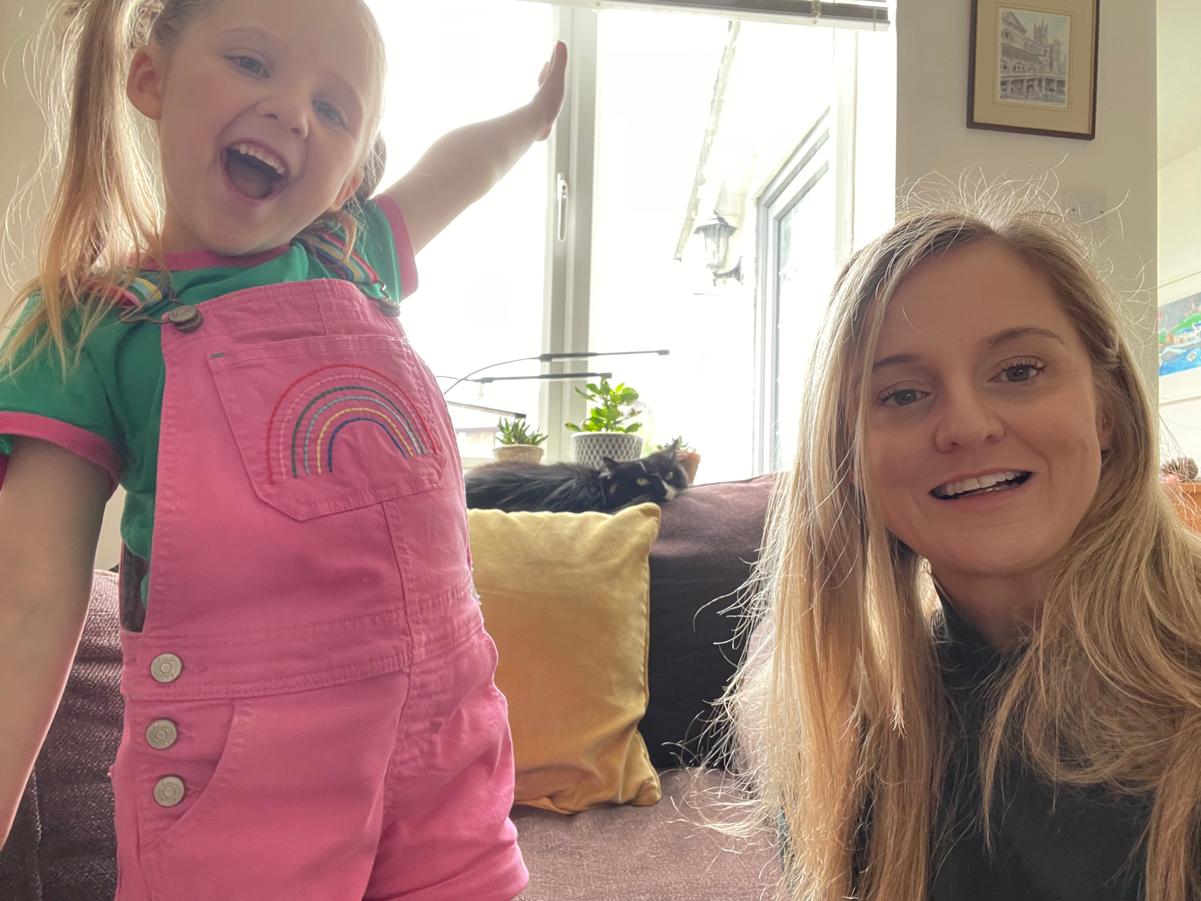 Rebecca is grateful to be cancer-free and mum to her beautiful daughter