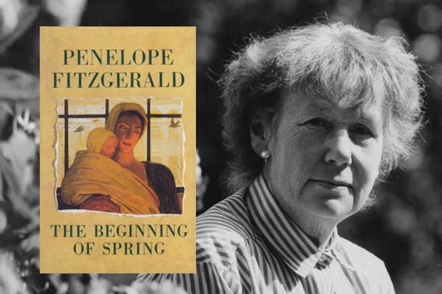 <p>Penelope Fitzgerald in 1990 and the first edition cover of her novel </p>