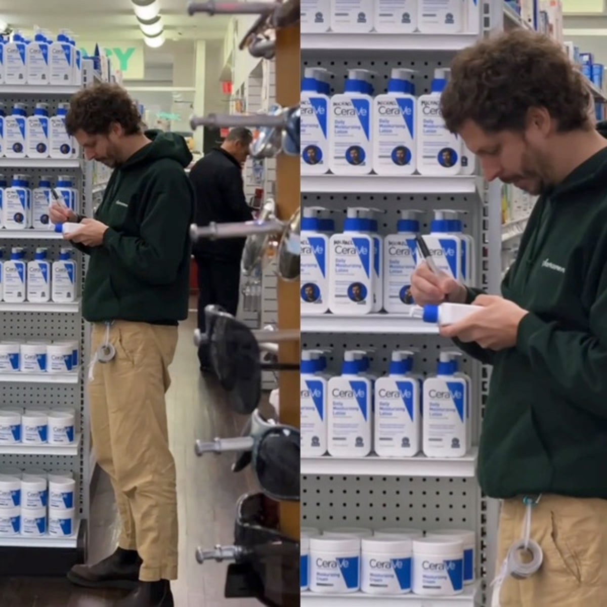 Michael Cera sparks confusion after he's spotted signing bottles of CeraVe  lotion | The Independent