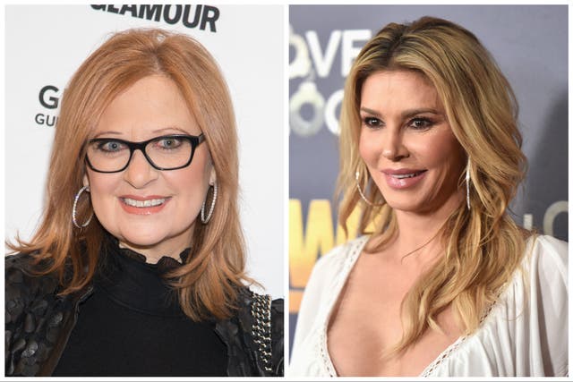 <p>Real Housewives: Caroline Manzo (left) and Brandi Glanville</p>