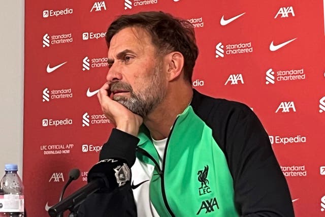 Liverpool manager Jurgen Klopp is relieved he made the decision to step down at the end of the season (Carl Markham/PA)
