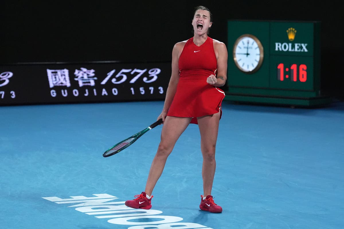 Aryna Sabalenka defends her Australian Open title with stunning performance Aryna Sabalenka defends her Australian Open title with stunning performance