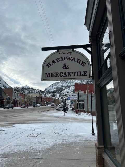 The mountain of Ouray in southwest Colorado – known for ice climbing, skijoring and the Million Dollar Highway – is about a five and a half hour drive from Denver