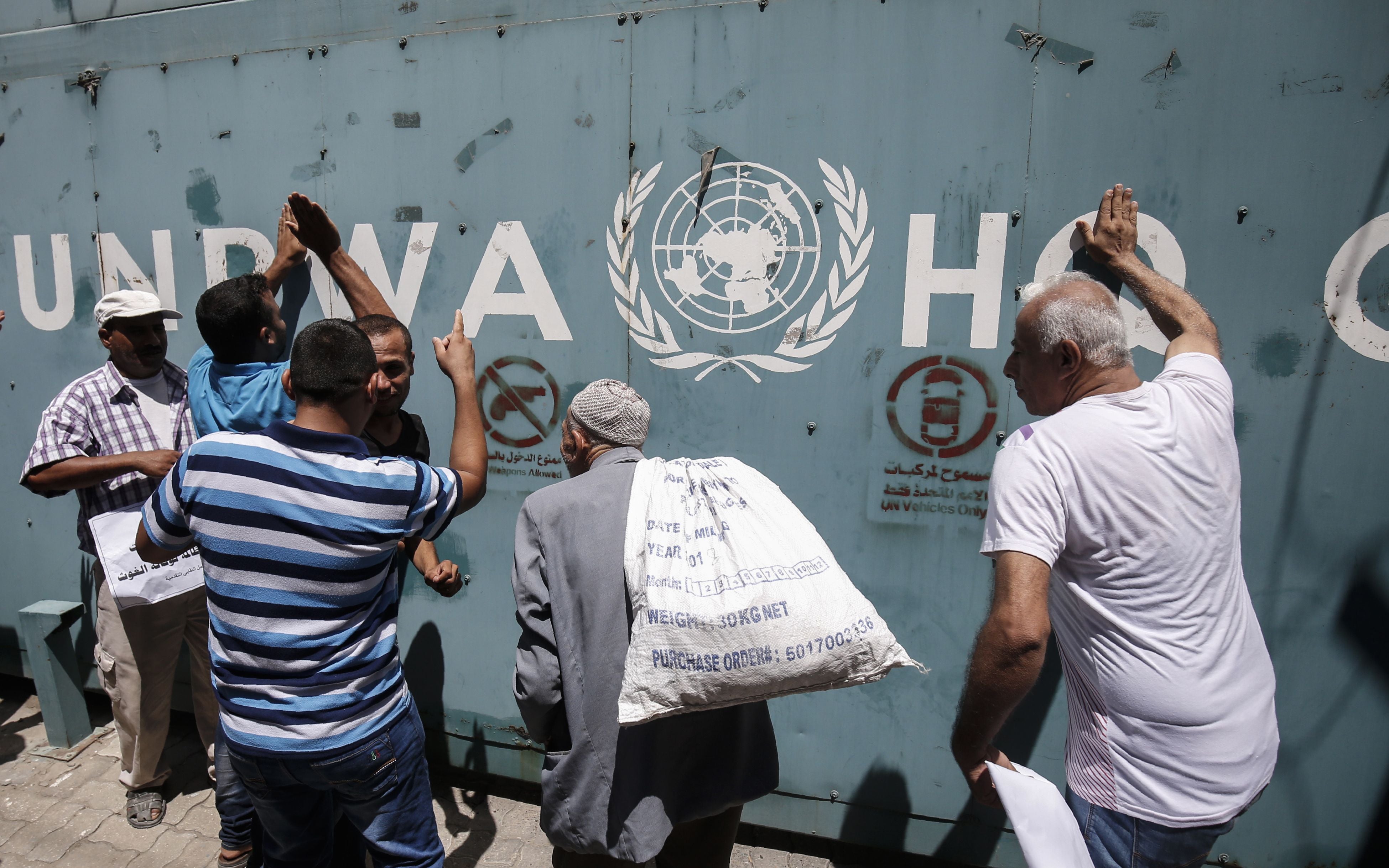 About 1.7 million people have been displaced from their homes in Gaza and forced to flee to humanitarian shelters, some of which are run by UNRWA