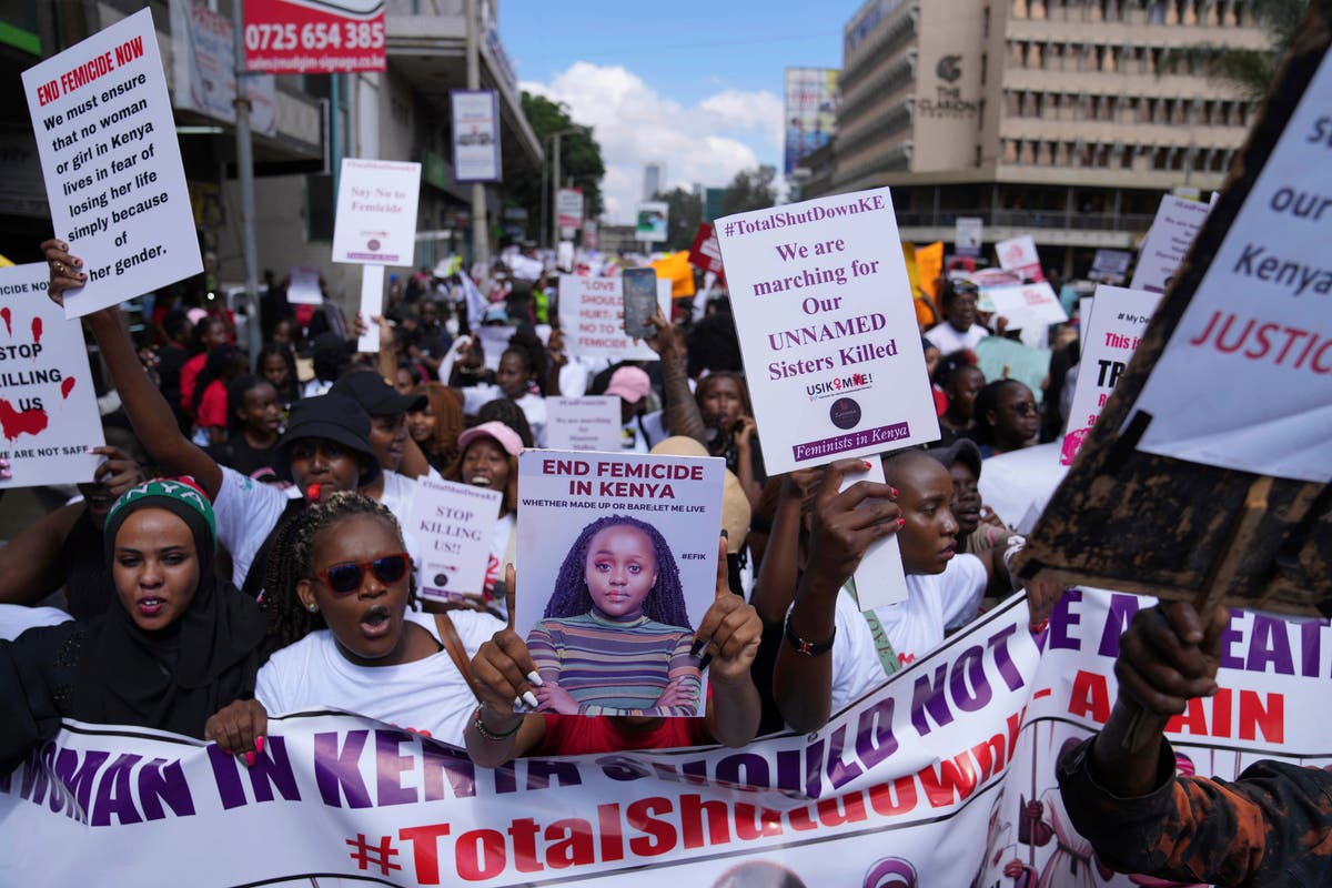 Thousands March Against Femicide In Kenya Following The January masai-mara-tribe-kenya-january-18-2019-group-of-african-men-of