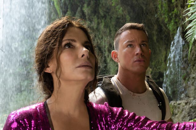 <p>Sandra Bullock and Channing Tatum in ‘The Lost City'</p>