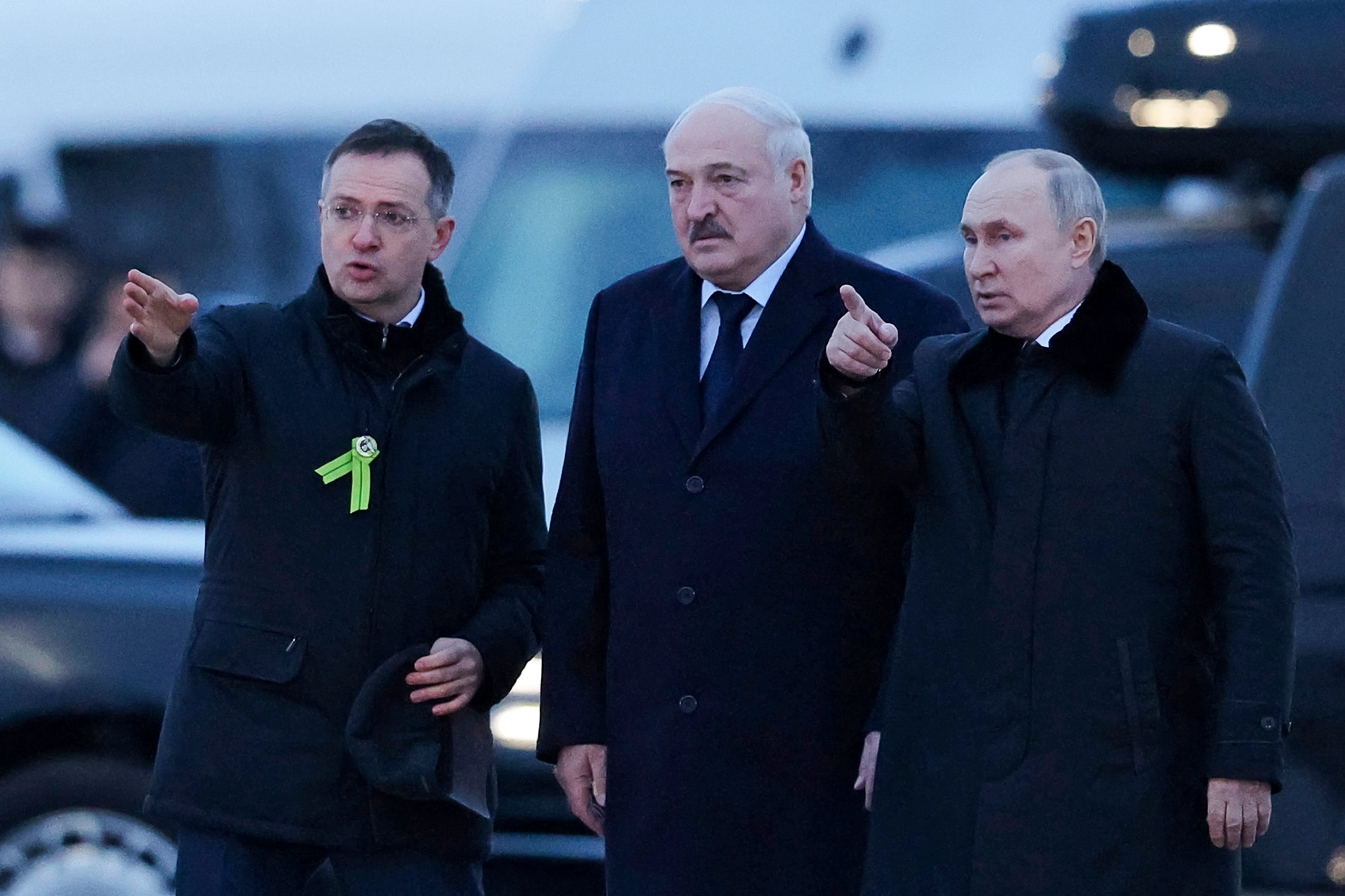 The proof that Russia is taking the prospect of peace talks seriously is that it is headed by Vladimir Medinsky (left)