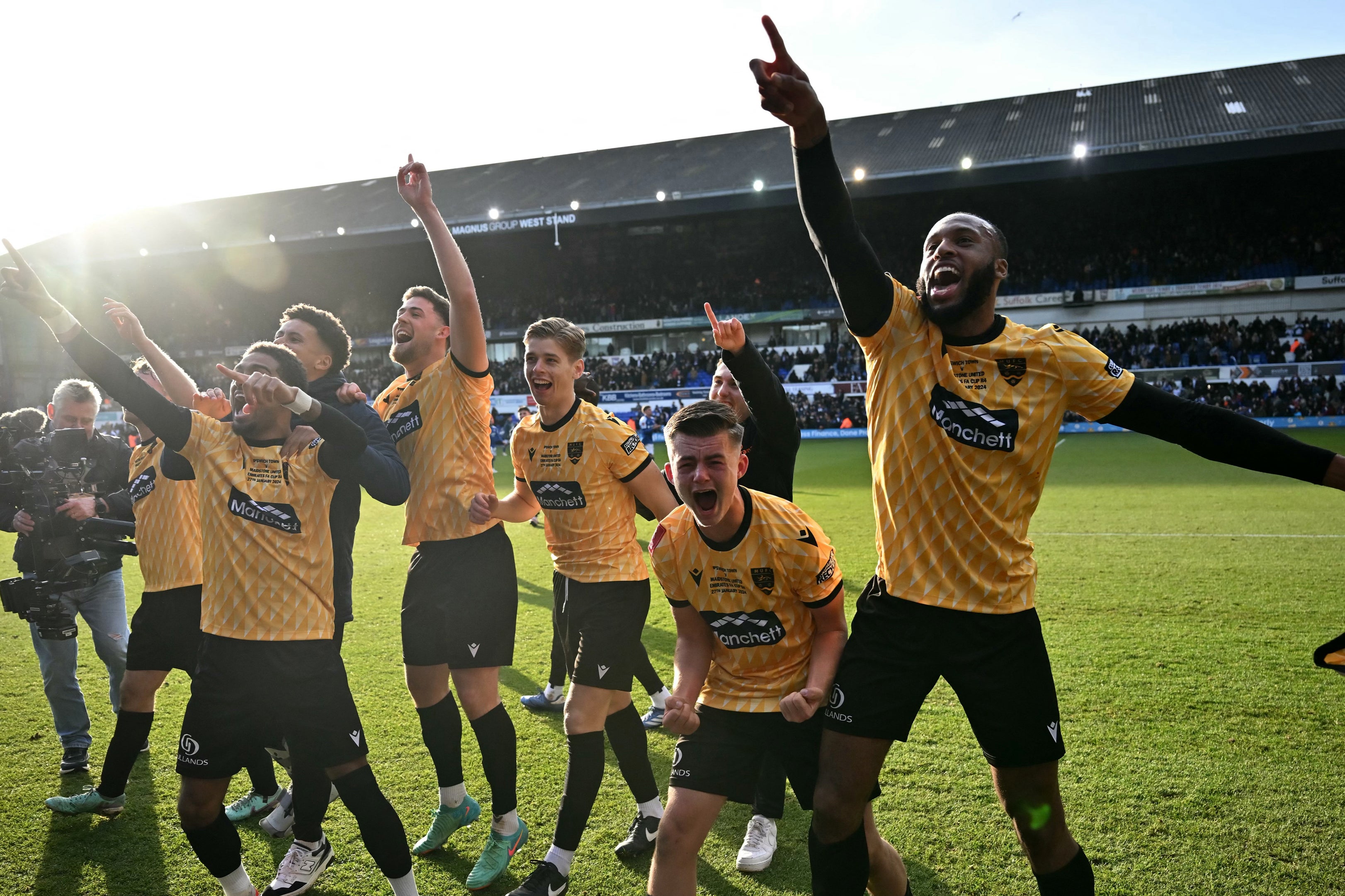 Maidstone stunned Ipswich in the FA Cup fourth round