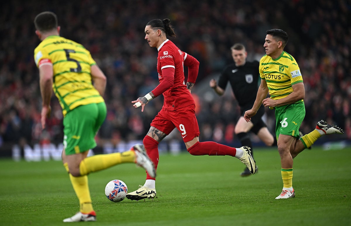 Liverpool v Norwich LIVE: FA Cup fourth latest score, goals and updates after Jurgen Klopp’s resignation shock
