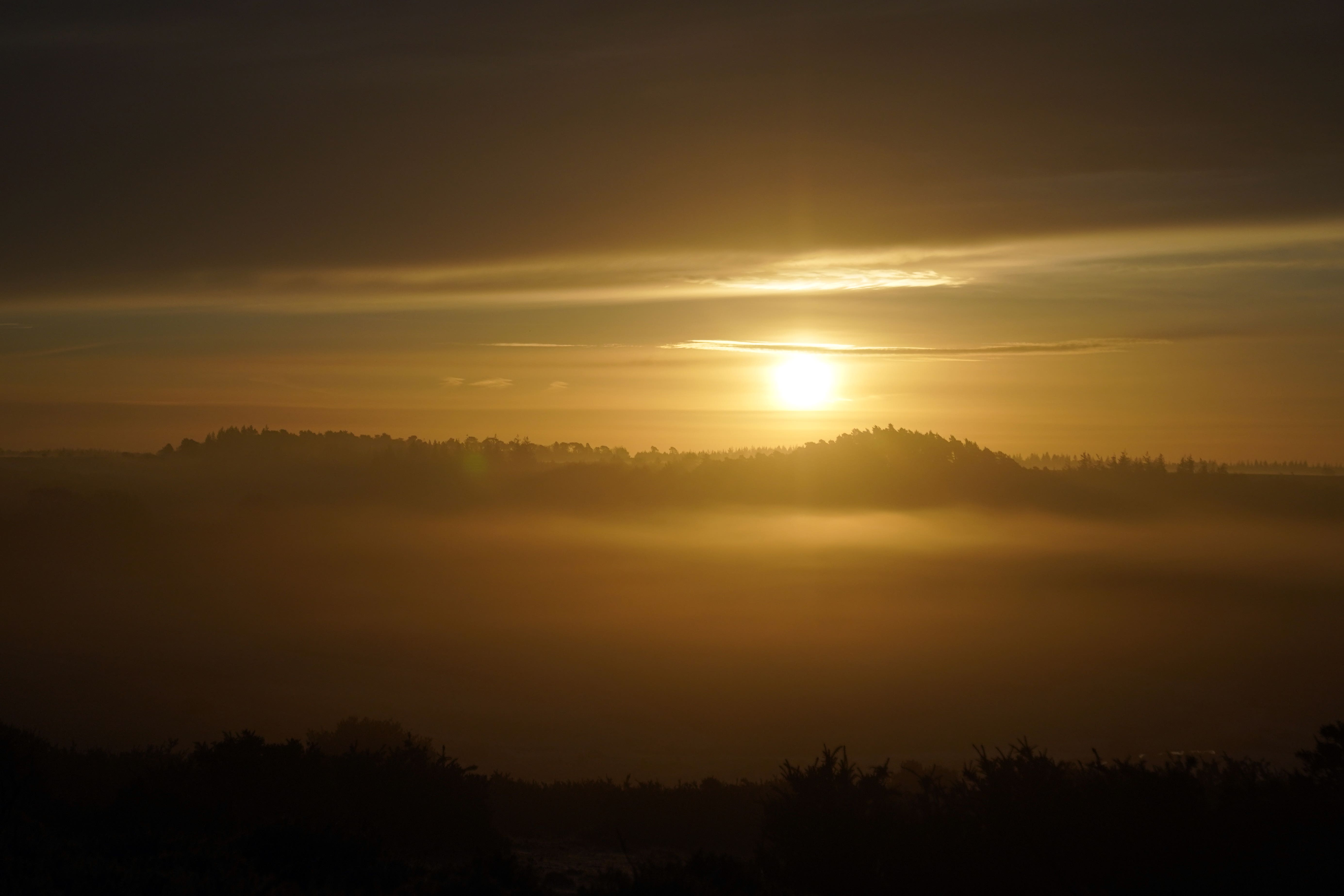 The temperature would be the record for a winter’s day in Scotland (Andrew Matthews/PA)