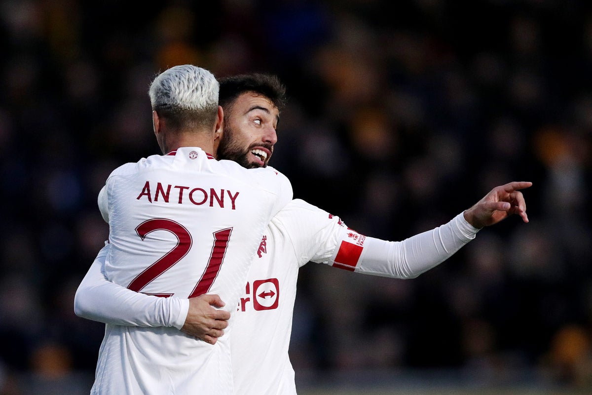 Bruno Fernandes laments teammates’ decision-making as Manchester United survive FA Cup scare against Newport County