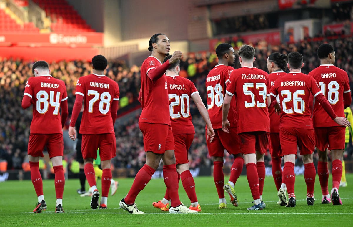 Liverpool vs Norwich LIVE: FA Cup fourth round result and reaction as Virgil van Dijk and Diogo Jota score in win